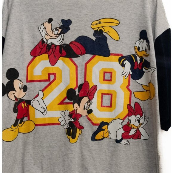 Mickey Unlimited Womens White Black Polycotton Jersey Mickey & Friends Plus 1X - Picture 7 of 8